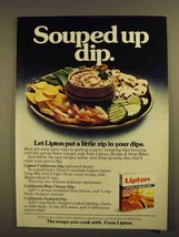 1979 Lipton Recipe & Soup Mix Ad - California Dip - $18.49
