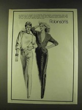 1979 Liz Claiborne Fashion Ad - Cardigan,  Jeans  - £14.78 GBP