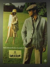 1979 Lyle &amp; Scott Knitwear Ad - Style is Perfection - £14.54 GBP