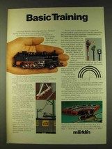 1979 Marklin Model Trains Ad - Basic Training - £14.54 GBP