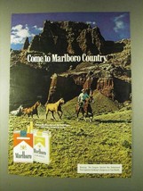 1979 Marlboro Cigarettes Ad - Cowboy - £14.62 GBP