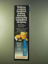 1979 Maybelline Fresh Lash Mascara Ad - Walking Working - £14.74 GBP