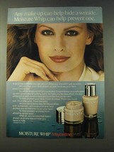 1979 Maybelline Moisture Whip makeup Ad - Hide Wrinkle - £14.44 GBP