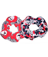  New England Patriots Red Blue Fabric Hair Scrunchies by Sherry NFL Lot of 2 - $14.95