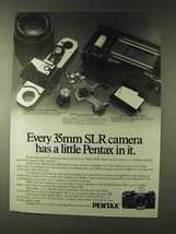 1979 Pentax MV Camera Ad - Every 35mm SLR Camera - £14.27 GBP