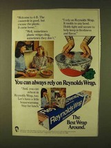 1979 Reynolds Wrap Aluminum Foil Ad - Always Rely On - £14.46 GBP