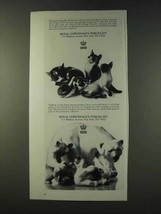 1979 Royal Copenhagen Cats and Polar Bears Ad - $18.49