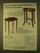 1979 The Bombay Company Ad - Cigarette Table - £14.78 GBP