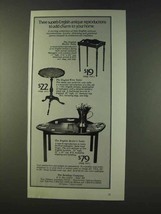 1979 The Bombay Company Ad - English Muffin Table - £14.78 GBP