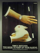 1979 Timex Watches Ad - Too Good To Keep Up Sleeve - $18.49