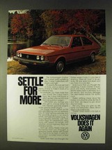 1979 Volkswagen Dasher Ad - Settle For More - £14.53 GBP
