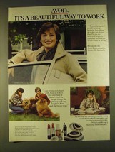 1980 Avon Cosmetics Ad - Beautiful Way to Work - $18.49