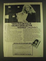 1980 Christian Children&#39;s Fund Ad - Sally Struthers - £14.54 GBP