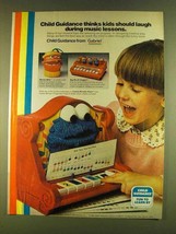 1980 Gabriel Child Guidance Cookie Monster Piano Toy Ad - £14.77 GBP