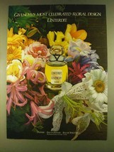 1980 Givenchy L'Interdit Perfume Ad - Floral Design - $18.49