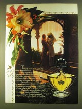 1980 Guerlain Shalimar Perfume Ad - Insatiable Desire - £14.76 GBP