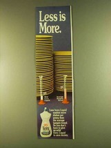 1980 Ivory Detergent Ad - Less is More - $18.49