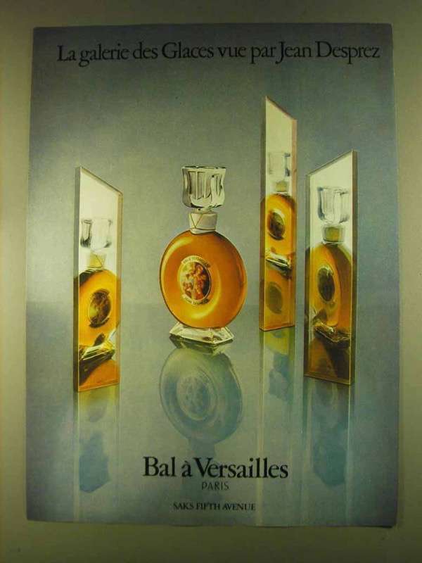 1980 Jean Desprez Bal a Versailles Perfume Ad - £14.78 GBP