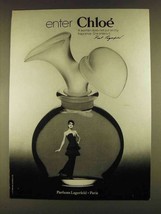 1980 Karl Lagerfeld Chloe Perfume Ad - Enter - $18.49