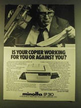 1980 Minolta EP 310 Copier Ad - Working For You - $18.49