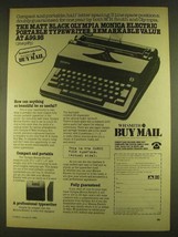 1980 Olympia Monica Electric Portable Typewriter Ad - £14.50 GBP