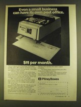 1980 Pitney Bowes Touchmatic Postage Meter Ad - $18.49