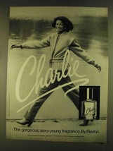 1980 Revlon Charlie Perfume Ad - Sexy-Young - $18.49