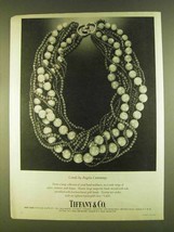 1980 Tiffany &amp; Co. Corals Angela Cummings Necklace Ad - $18.49