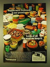 1980 Tupperware Storage Containers Ad - Freshness - £14.26 GBP