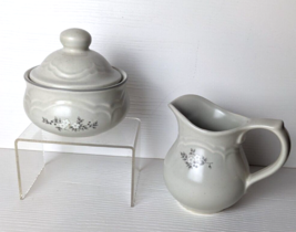 Vintage PFALTZGRAFF Heirloom Stoneware Sugar Bowl and Creamer Tableware ... - $14.84