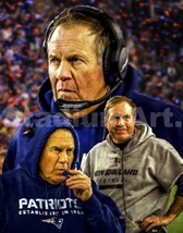 Bill Belichick New England Patriots Head Coach NFL Football Art 1AM3 8x10-48x36 - £19.97 GBP+