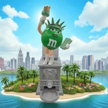M&amp;M World - Ms Liberty Statue of Liberty - Green w/ GoGo Boots - Candy D... - $29.09
