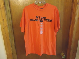 No Boundaries Mens 100% Cotton Size M &quot; NWT &quot; Orange Halloween T-Shirt &quot;... - £11.02 GBP