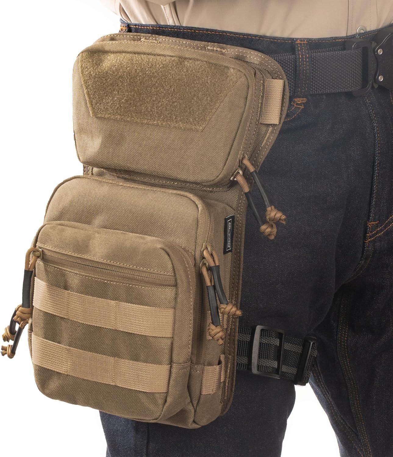 Tactical Drop Leg Bag Utility Pouch Molle Pack For Outdoor Motorcycle Cy... - $41.99