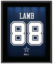 CeeDee Lamb Cowboys 10.5&quot; x 13&quot; Jersey Style Number 88 Sublimated Plaque - £21.20 GBP