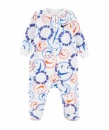 Nike Just Do It Baby Pajama 3 Month Smiley Footed Fleece Full Zip Sleep ... - $21.03 CAD