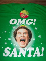 Elf Will Farrel Omg Santa Christmas T-Shirt Mens Large New w/ Tag - £15.64 GBP
