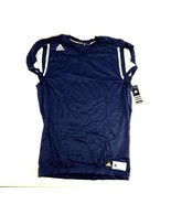 Adidas Football Jersey Men&#39;s Large Collegiate Navy Blue White XL New Cli... - £12.43 GBP