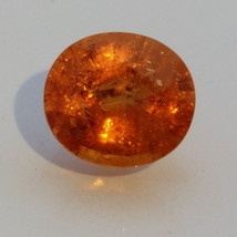Fanta Orange Spessartine Garnet Oval Mandarin Spessartite Gemstone 2.44 carat - £47.06 GBP