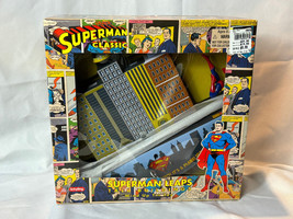 2003 Schylling Superman Classics SUPERMMAN LEAPS Wind Up Tin Toy Working... - $59.35