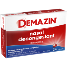Demazin Nasal Decongestant 24 Tablets - $75.45