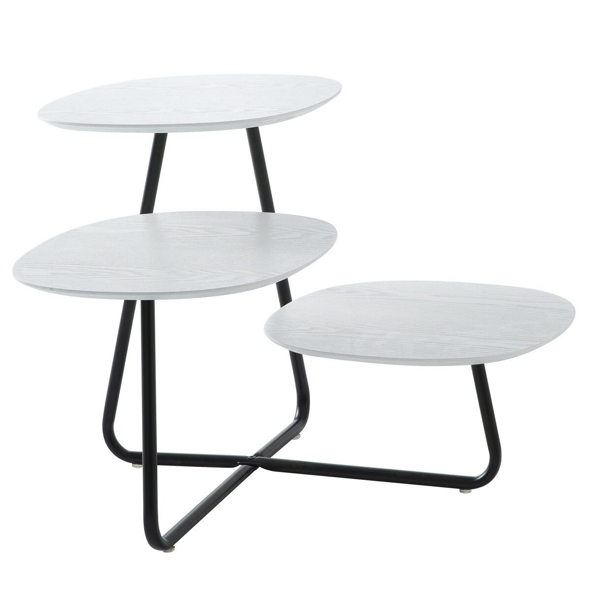 LeisureMod Hazelton Modern Multi Manufactured Wood Top and Powder Coated Sturdy  - $135.63