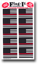Thin Red Line (USA) 50 Count Sticker Pack - £4.94 GBP