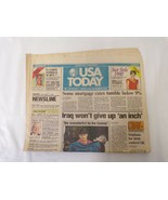 ORIGINAL Vintage USA Today Newspaper December 11 1990 Desert Storm Era - £31.13 GBP