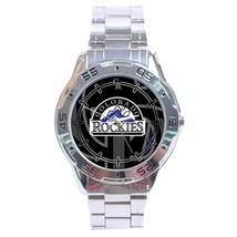 Colorado Rockies MLB Stainless Steel Analogue Men’s Watch Gift - £23.92 GBP