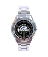Colorado Rockies MLB Stainless Steel Analogue Men’s Watch Gift - £23.59 GBP