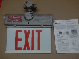 (NEW)CROUSE HINDS EXL-21A EXPLOSION PROOF EXIT SIGN ASSEMBLY/120VAC /SIN... - $998.59