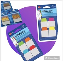 Avery Ultra Tabs Repositio Mini Tabs, 1/5-Cut Tabs, Assorted Qty &amp; Colors pick - £11.78 GBP+