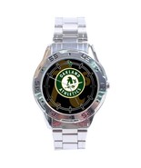 Oakland Athletics MLB Stainless Steel Analogue Men’s Watch Gift - £23.59 GBP