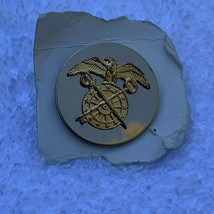 Military Quartermaster Enlisted Branch Insignia Lapel Disc Pin - £6.25 GBP